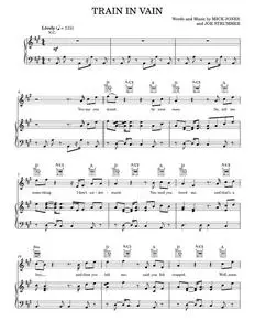 Train In Vain - Annie Lennox, The Clash (Piano-Vocal-Guitar)