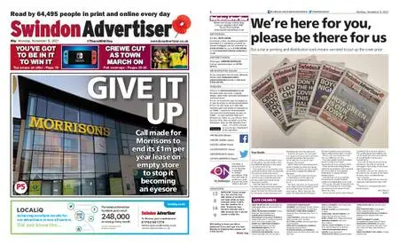 Swindon Advertiser – November 08, 2021