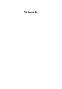 The Empty Too: Language and Philosophy in the Works of Samuel Beckett