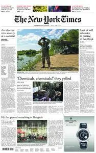 International New York Times - 13 April 2018