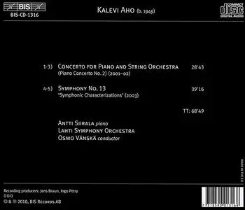 Osmo Vänskä, Lahti Symphony Orchestra - Kalevi Aho: Piano Concerto No. 2; Symphony No. 13 (2010)