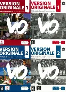 Version Originale 1 et 2: Livres + Cahier d'exercices + 4CDs audio