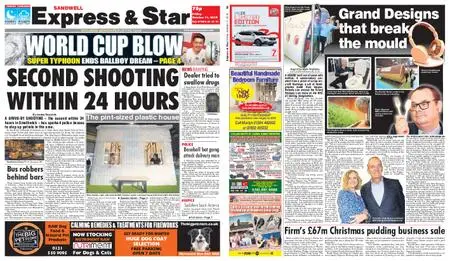 Express and Star Sandwell Edition – October 11, 2019