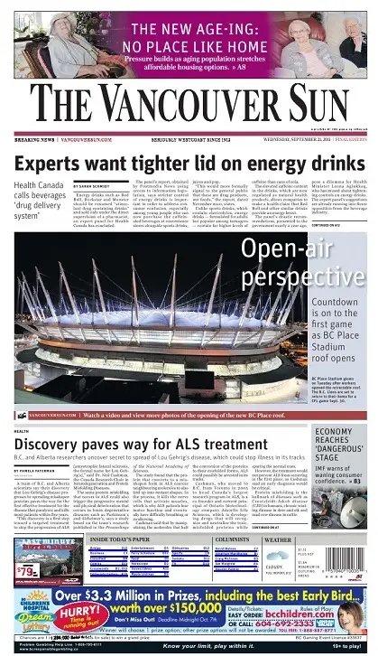 The Vancouver Sun - (21.09.2011)