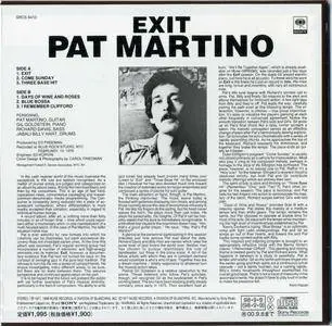 Pat Martino - Exit (1976) {Master Sound Japan Mini LP SRCS 9413}
