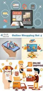 Vectors - Online Shopping Set 4