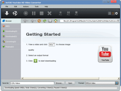 ImTOO YouTube HD Video Converter 3.4.1.20130329