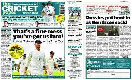 The Cricket Paper – September 29, 2017
