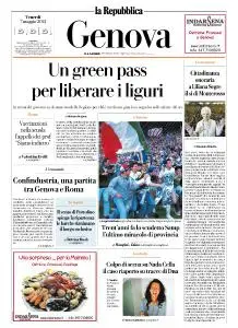 la Repubblica Genova - 7 Maggio 2021