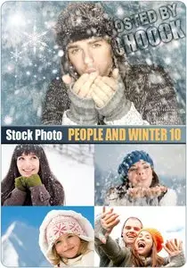 People and winter 10 - Stock Photo