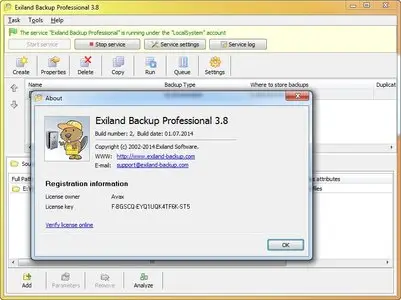 Exiland Backup Professional 3.8.0.2
