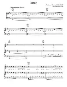 Riot - Rascal Flatts (Piano-Vocal-Guitar)