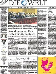 Die Welt vom 03 April 2013