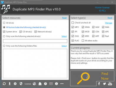 TriSun Duplicate MP3 Finder Plus 15.0 Build 035 Multilingual