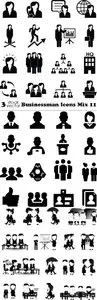 Vectors - Businessman Icons Mix 11