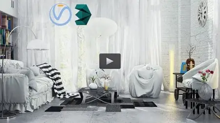 Architectural Interior Visualization in 3Ds max & V-Ray 3.0