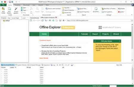 MetaProducts Offline Explorer Enterprise 8.3.0.4936 Multilingual