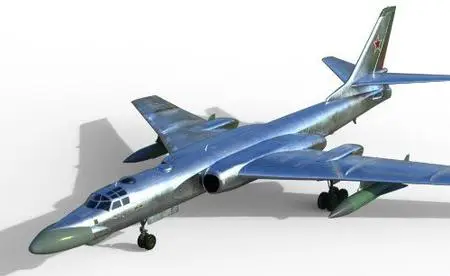 Tu-16 K-10 Badger C 3D model