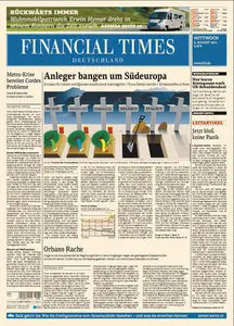 Financial Times Deutschland vom 03 August 2011