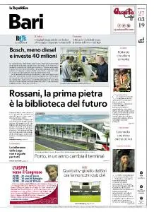 la Repubblica Bari - 27 Marzo 2019