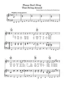 Please Don't Drag That String Around - Elvis Presley (Piano-Vocal-Guitar (Piano Accompaniment))