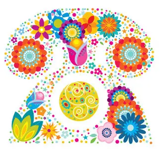 Vector telephone pattern 2