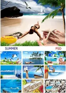Summer PSD Sources - Huge Collection