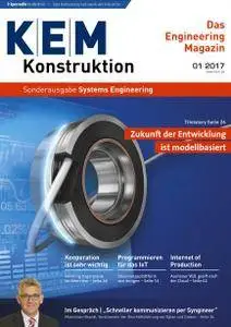 Konstruktion Entwicklung Management Sonderheft Nr.1 - Systems Engineering 2017