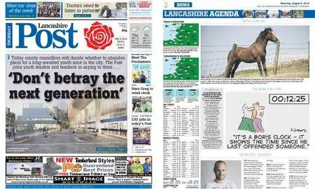 Lancashire Evening Post – August 09, 2018