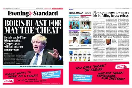 London Evening Standard – October 02, 2018