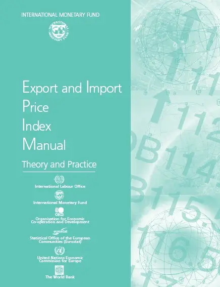 Export and Import Price Index Manual: Theory and Practice