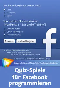 video2brain - Quiz-Spiele für Facebook programmieren