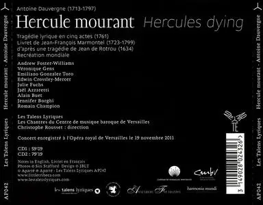 Christophe Rousset, Les Talens Lyriques - Antoine Dauvergne: Hercule mourant (2012)