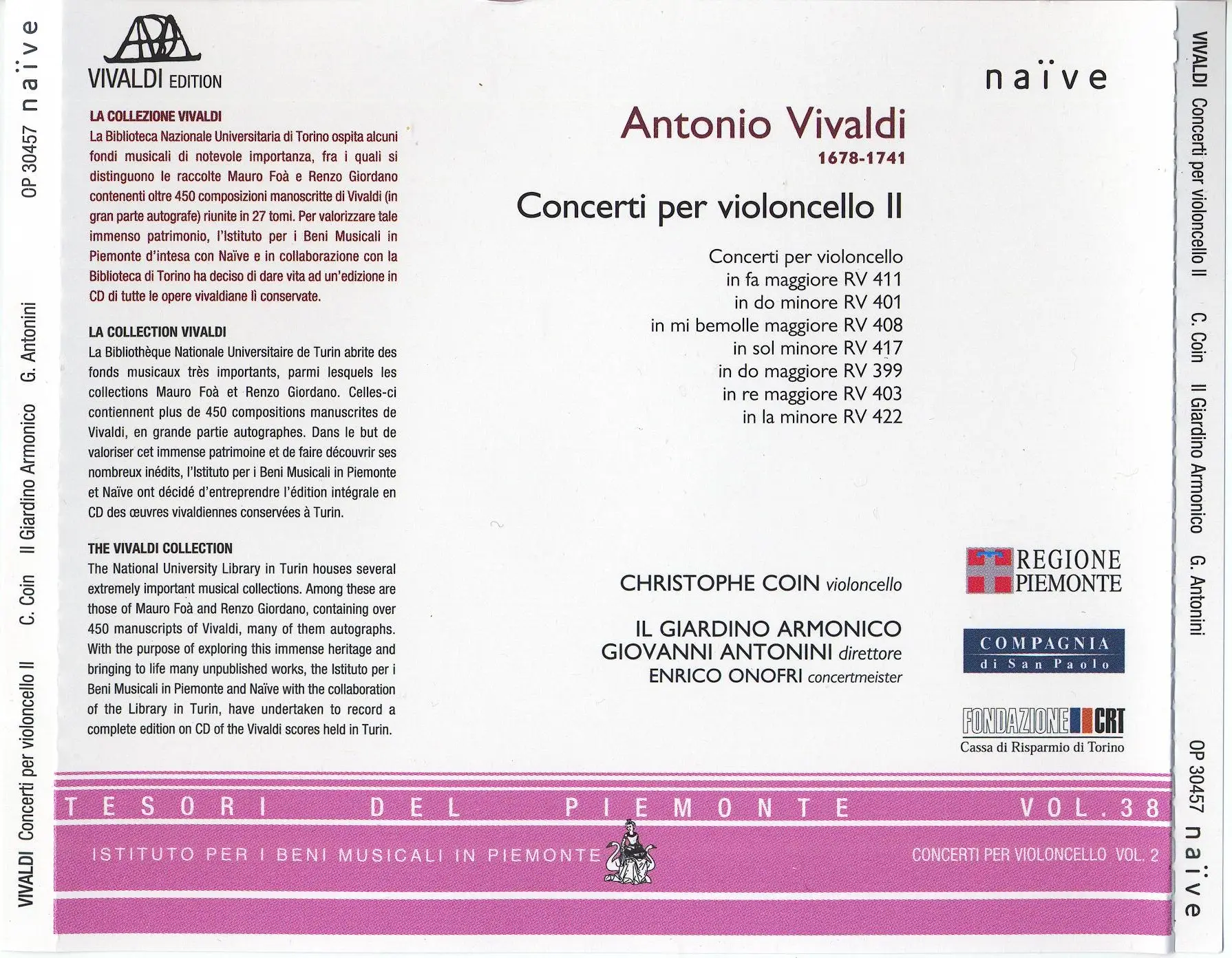 Vivaldi Concerti Per Violoncello Ii Avaxhome