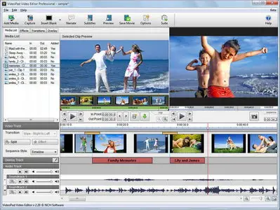 NCH VideoPad Video Editor Professional 4.14 Portable