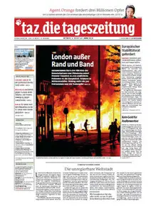 Tageszeitung TAZ vom 10 August 2011