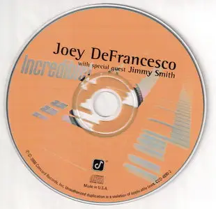 Joey DeFrancesco & Jimmy Smith - Incredible! (2000)
