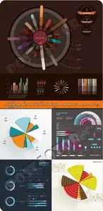 Infographics and chart design elements vector set 29