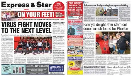 Express and Star Sandwell Edition – March 13, 2020