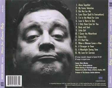 Jackie Gleason - Music For Lovers Only (1955) [2012, Reissue]