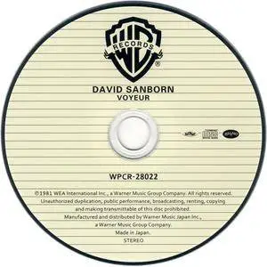 David Sanborn - Albums Collection 1976-1982 (6CD) [Japanese Remastered 2013-2014]