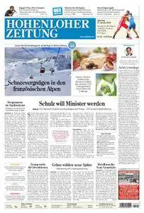 Hohenloher Zeitung - 27. Januar 2018