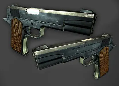 The Gnomon Workshop: Modeling a Next-Gen Weapon: Colt 1911 (Repost)