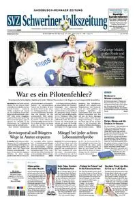 Schweriner Volkszeitung Gadebusch-Rehnaer Zeitung - 29. Juni 2019