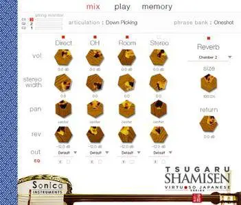 Sonica Instruments Tsugaru Shamisen KONTAKT