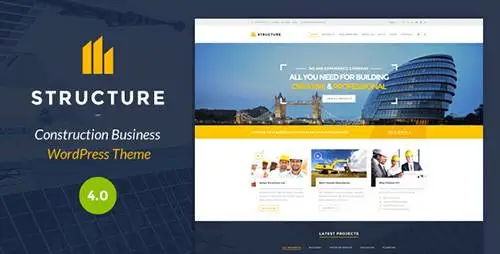 ThemeForest - Structure v4.1.2.2 - Construction WordPress Theme - 10798442