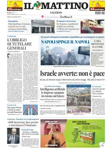 Il Mattino Salerno - 18 Gennaio 2025