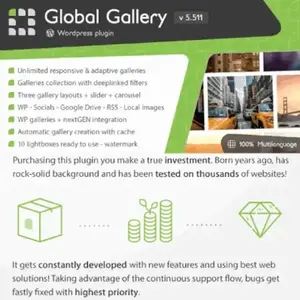 Global Gallery v11.1.0 - Wordpress Responsive Gallery