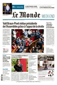 Le Monde du Samedi 20 Juillet 2024