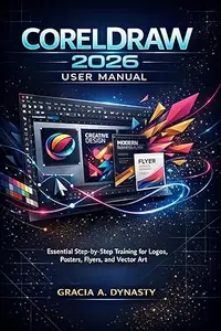 CORELDRAW 2026 USER MANUAL: Essential Step-by-Step Training for Logos, Posters, Flyers, and Vector Art